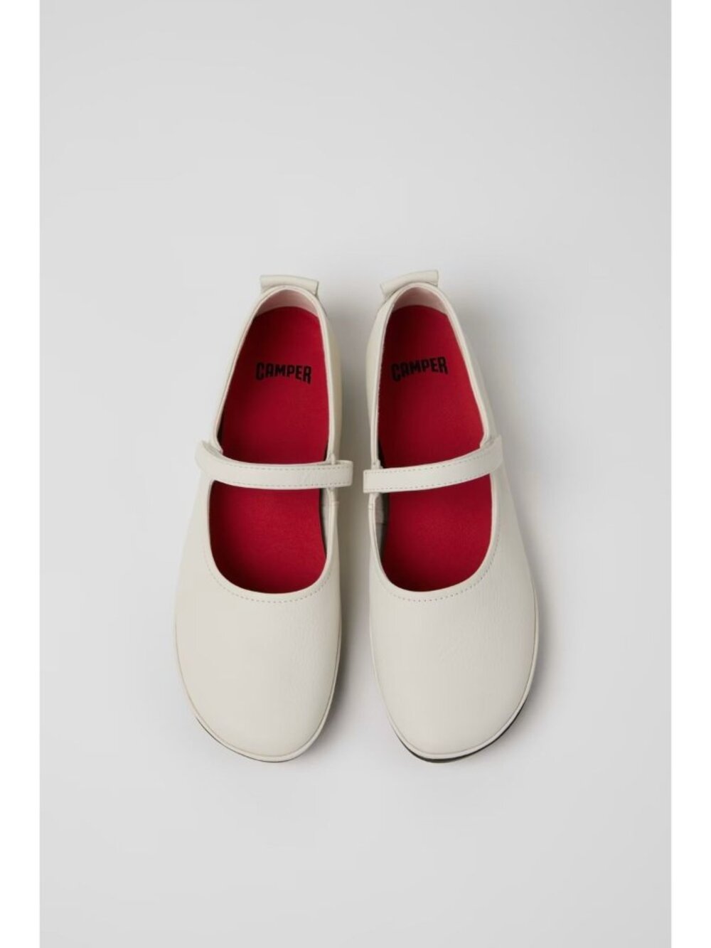 Camper Right Nina Ballet Flats White Womens 39